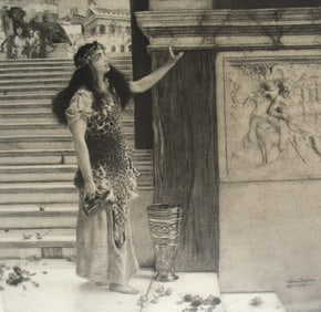 Calling The Worshippers - Laurenz Alma-Tadema