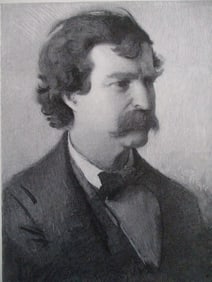 Portrait of Mark Twain