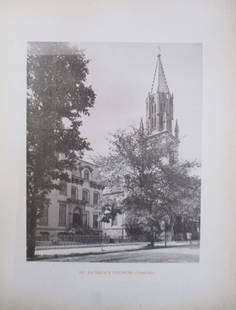 St Patrick's Church - Newburgh NY: St. Patrick's Church, Newburgh, NY  Extremely Rare Photographer: W. H. Parish Dated: 1893 Medium: Photomechanical Dimensions: 10 3/4 x 13 3/4" Provenance: