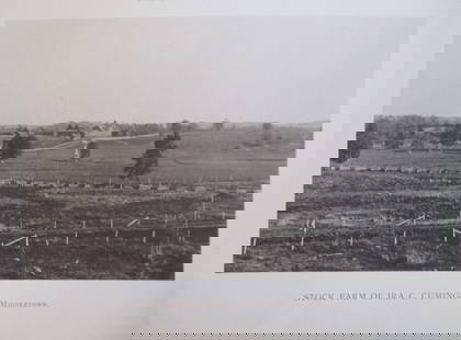 Stock Farm of Ira C. Cumings - Middletown  NY 1893: Stock Farm of Ira C. Cumings - Middletown, New York Extremely Rare Photographer: W. H. Parish Dated: 1893 Medium: Photomechanical Dimensions: 10 1/2 x 6" Pro