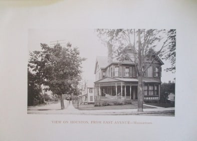View of Houston From East Av - Middletown NY 1893