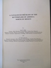 Catalog Checklist of Butterflies of America