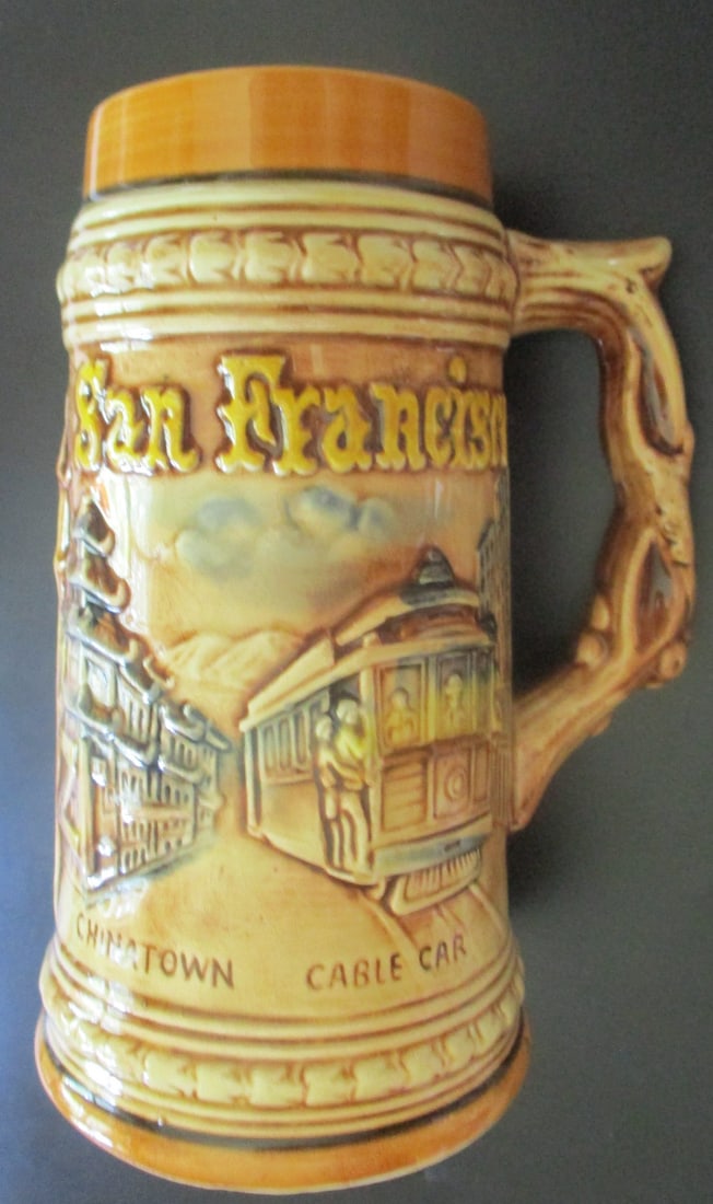 San Francisco Souvenir Tankard - Mug: San Francisco Souvenir Tankard - Mug Dimensions: H. 7" Condition Report No defects noted