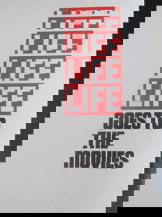 Life Goes to the Movies: Life Goes to the Movies Author: Scherman et al Illustrations: Color B/W Photos Dated: 1975 Edition: 1st Size: Folio Binding: Hardcover Type: Film