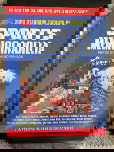 2000 Catalog of Sports Memorablia: 2000 Standard Catalog of Sports Memorabilia 25,000 New and Vintage Items Author: Tom Mortenson Illustrations: B/W Photos Dated: 2000 Size: 4to Binding: Trade Wraps Type: Sports Condition Report: