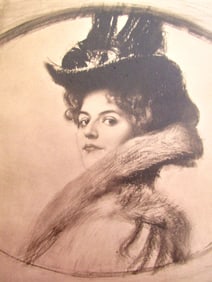 Franz Von Stuck - Portrait Study