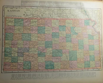 Large Map of Michigan and Wisconsin