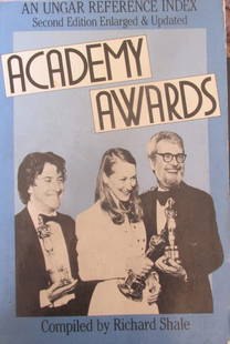 Academy Awards: Academy Awards An Ungar Reference Index Author: Richard Shale Dated: 1982 Size: 8vo Binding: Trade Wraps Type: Film - Movies Condition Report: Very Good.