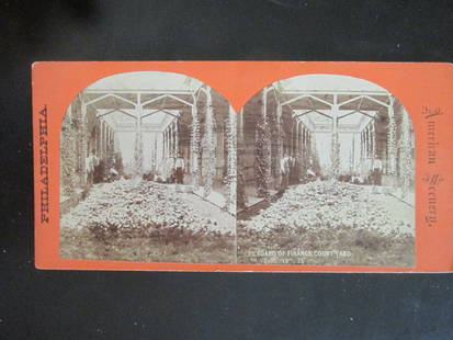 Philadelphia Board of Finance 1875 plus others: Stereoview Board of Finance Philadelphia 1875 plus 2 others Plus Temple on Dam - Fairmont Part & Department of Agriculture - Washington DC Dated: Circa 1875 Provenance: Hill House Condition Report