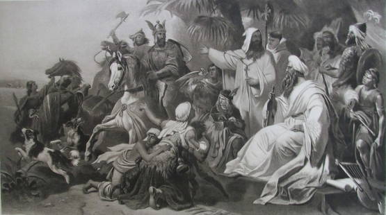 Harun Al-Raschid - Kockert: Harun Al-Raschid Maximilianeum Gallery Artist: Julius Kockert Print Type: Photogravure with plate mark Date: 1889 Publisher: Gebbie & Husson Dimensions: 17