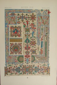 Middle Ages Design Chromolithograph