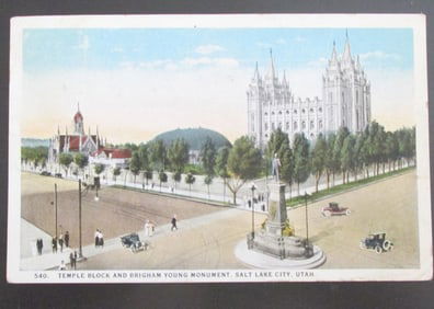 Temple Block Brigham Young Monument