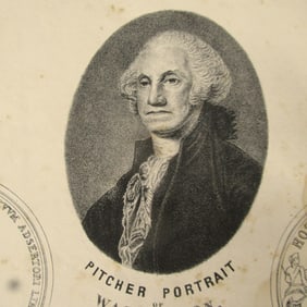 Pitcher Portrait of George Washington
