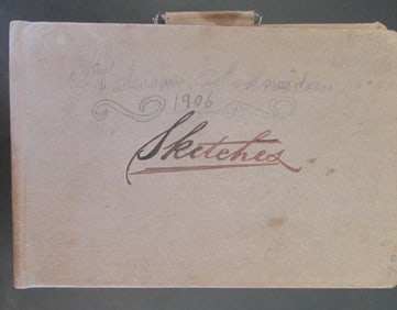 Art Sketch Book of Adiran Schneider 1906