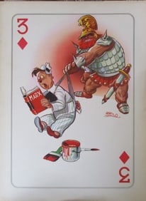 Arias Bernal Hitler Carried Away by Marx - Poster