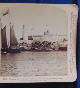 Passing Morro Castle Entering Havana Harbor Cuba