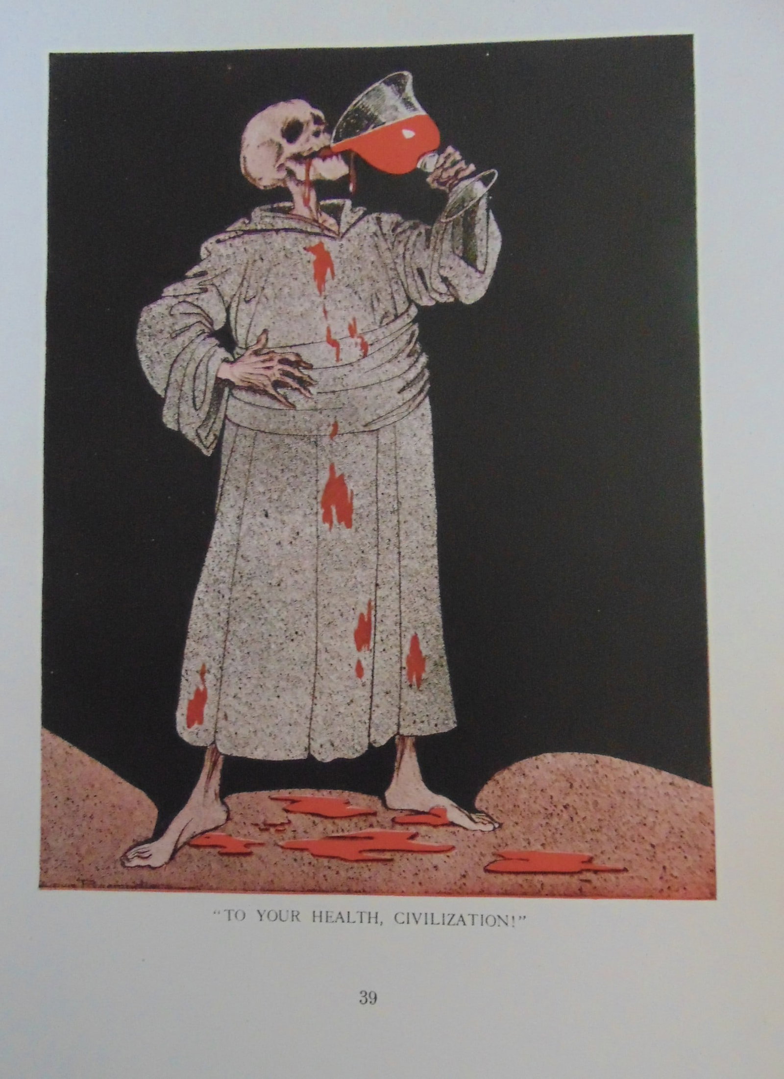 To Your Health Civilization (World War I): To Your Health Civilization (World War I) Louis Raemaekers was a Dutch cartoonist and illustrator best known for his powerful and influential political cartoons during World War I. Born in 1869, Raema