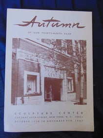 2 Sculpture Center Anniversary Books