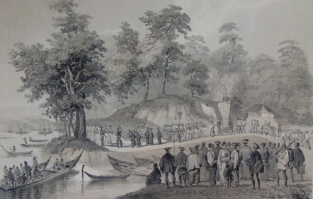 Commodore Perry Paying His Farwell - Japan