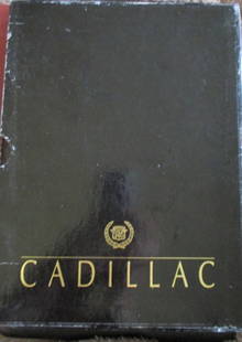 1986 Cadillac Public Relations Announcements: 1986 Cadillac Sales Books Don't really know what to call these. There are 3 rather thick binders with tabs. Each has promotional photos of the models it addresses. Then secti
