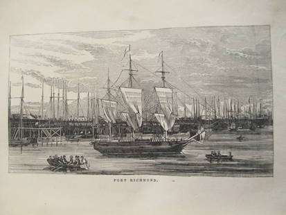 Port Richmond Pennsylvania: Port Richmond, Pennsylvania Vignette. Print Type: Engraving Date: Circa 1850 Origin: United States Dimensions: 6 x 9 1/2" Subject: