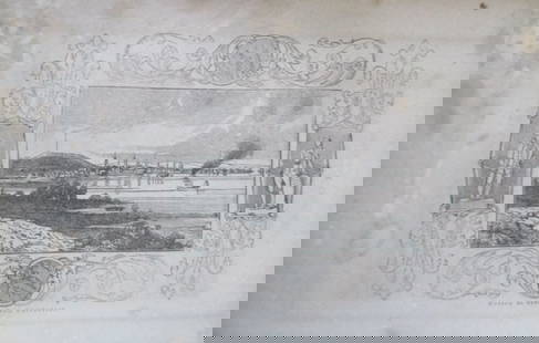 Boston As Seen From Dorchester: Boston As Seen From Dorchester American Revolution. Print Type: Early Wood Engraving Date: 19th century Origin: American Dimensions: 9 1/