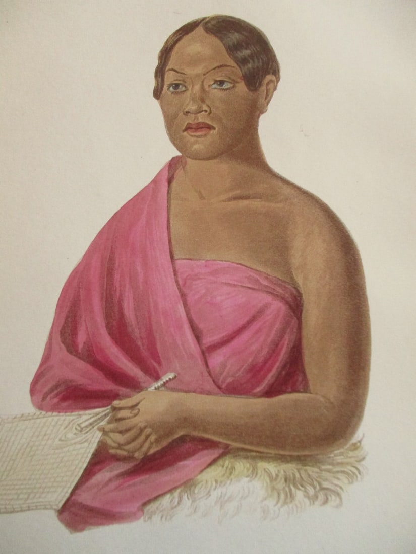 Woman of the Samoan Islands 1855 (1 of 3)