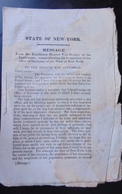 Message From Martin Van Buren 1829
