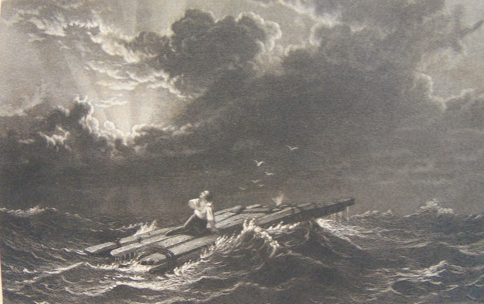 The Last Prayer - John Sartin Mezzotint: The Last Prayer Mezzotint engraving Artist: Edward Moran Sculptor/Engraver John Sartin Print Type: Mezzotint engraving Date: Circa 1870 Origin: American Dime