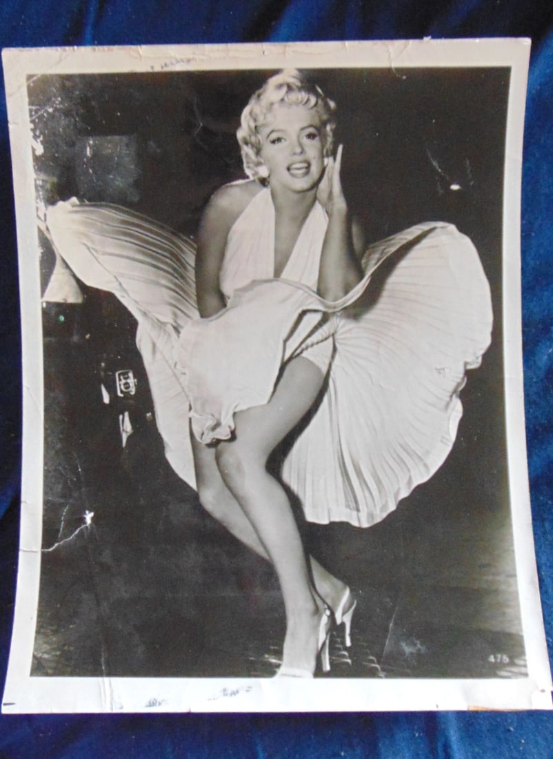 Rare Marilyn Monroe Filming The Seven Year Itch (1 of 3)