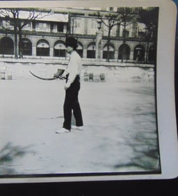 Game in Parks of Paris France 1921