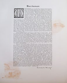 Tribute To President James Buchanan