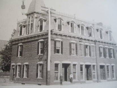 Port Jervis Hospital   - Port Jervis  New York: Port Jervis Hospital - Port Jervis New York Extremely Rare Photographer: W. H. Parish Dated: 1893 Medium: Photomechanical Dimensions: 7