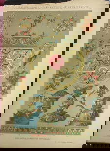 Italian and Franzosische Renaissance: Italian and Franzosische Renaissance Ornamentation Eelmetallarbeiten Mit Email - Metalwork and Enamel Print Type: Chromolithograph Date: 19th Century<