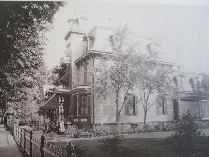 Residence of E. P. Farnham - Port Jervis New York: Residence of E. P. Farnham. - Port Jervis New York Extremely Rare Photographer: W. H. Parish Dated: 1893 Medium: Photomechanical Dimensions: