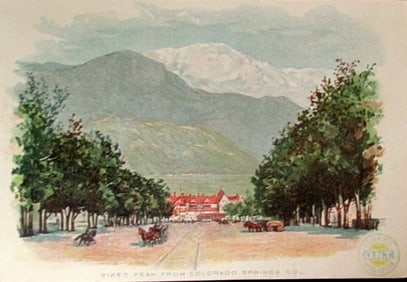 Pikes Peak From Colorado Springs Co.