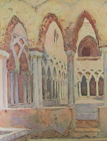 The Cloisters At Amalfi - Pierre Vignal