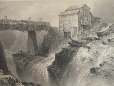Bridge at Glen's Falls on the Hudson
