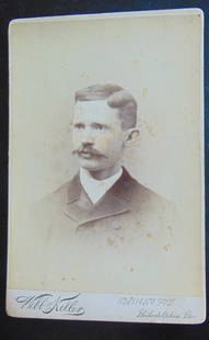 Dr. Gaut Griffoys - Philadelphia PA  Circa 1888: Dr. Gaut Griffoys - Philadelphia PA Marked on verso "Class of 88" Philadelphia Physicians and Doctors. Rare Photographer: Webb and Keller Dated: Circa 1888 Subject: Philadelphia P
