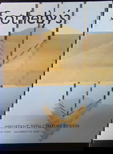 Sotheby's Important 20th Century Design 12/18/2004: Sotheby's Important 20th Century Design 12/18/2004 Illustrations: Color Photos Dated: 200 Pages: 180 Publisher: Sotheby's Edition: First Edition Size: 8vo