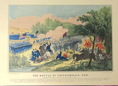 The Battle of Chickamauga, Georgia 1863