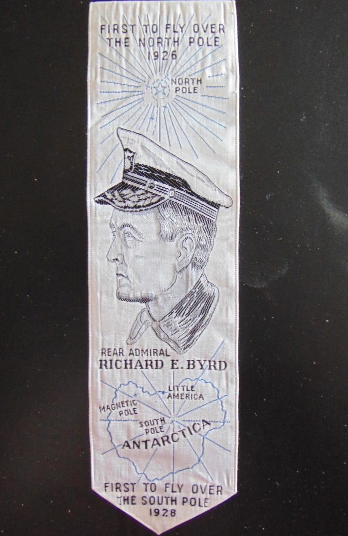 Rare Rear Admiral Richard E. Byrd Stevengraph (1 of 4)