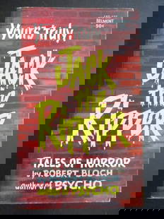 Yours Truly Jack The Ripper: Yours Truly Jack The Ripper Tales of Horror Dated: 1962 Publisher: Belmont Edition: 1st Binding: Paperback Type: Occult Condition Report: Bookplate. Very Good
