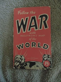 Follow The War - Hagstrom's Map of the World