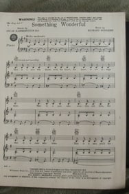 Something Wonderful 1st Rodgers & Hammerstein