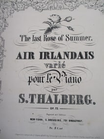 Sheet Music Bound Circa 1850's