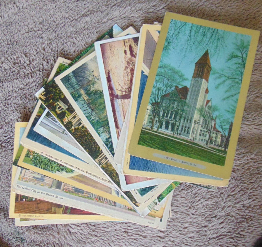 Lot of Misc American Postcards: Lot of Misc American Postcards Approx 24. Condition Report Good Plus. Subject References: PCB2