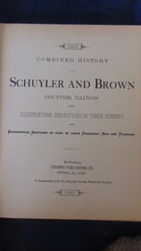 History of Schuyler & Brown Counties Illinois