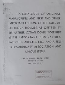 RARE Catalog of Sherlock Holmes Material