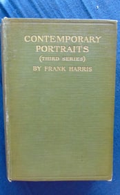 Contemporary Portraits - Frank Harris - 1st Ed.